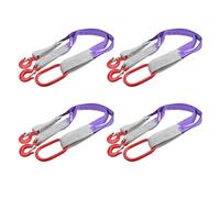 Eslingas de elevación con ganchos, capacidad de 4400 libras, eslinga de brida, correa de aparejo de dos ramales(5M 16.4FT)