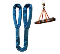 Eslingas de elevación de Alta Resistencia para grúas, Eslinga Redonda Doble, Correas de elevación de poliéster de Alta Resistencia de 8000 kg para la manipulación de Cargas Pesadas(5m)