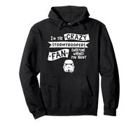 Eslogan de Stormtrooper Helmet I'm The Crazy Fan Sudadera con Capucha