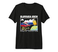 Eslovaquia Crew Family Vacation Tour Viaje Viaje Coincidencia Camiseta Premium