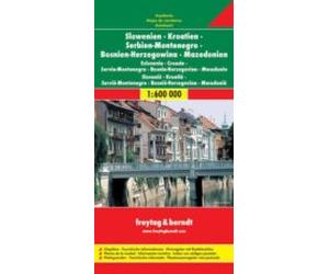 Eslovenia Croacia Bosnia Herzegovina Montenegro Y Macedonia (m Apa De