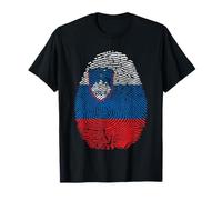 Eslovenia Huella Digital Camiseta