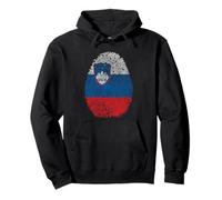 Eslovenia Huella Digital Sudadera con Capucha
