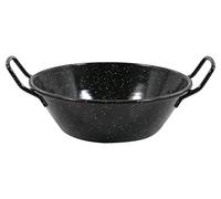 Esmaltaciones La Estrella Jaspeada - Paellera Honda bordoneada, 20 cm, 1,4 L