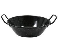 Esmaltaciones La Estrella Jaspeada - Paellera Honda bordoneada, 22 cm, 1,7 L