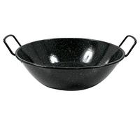 Esmaltaciones La Estrella Jaspeada - Paellera Honda bordoneada, 30 cm, 4,6 L