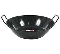 Esmaltaciones La Estrella Jaspeada - Paellera Honda bordoneada, 34 cm, 6,3 L