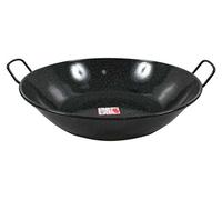 Esmaltaciones La Estrella Jaspeada - Paellera Honda bordoneada, 55 cm, 25 L