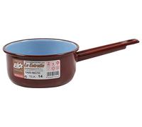 Esmaltaciones La Estrella Teja - Cazo Recto, 14 cm, 1 L