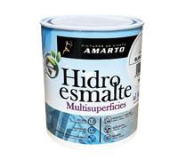 Esmalte Acrilico al Agua Hidroesmalte para metal, madera, acero, etc. (2,5 L, Blanco Mate)