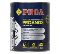 Esmalte antioxidante directo sobre óxido. SATINADO. 250 ML. Pintar sobre hierro y óxido sin necesidad de imprimación. PROANOX. PROA.