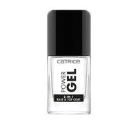 Esmalte Base y Top Coat CATRICE 2 en 1 Power Gel (10,5 ml)