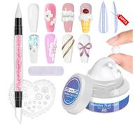 Esmalte Constructor en Gel No Pegajoso, Pegamento para Esculpir Uñas