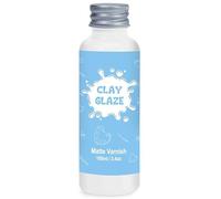 Esmalte de arcilla seca de aire de 100 ml, esmalte para secado al aire, esmalte de arcilla sin quemaduras, macetas de barro para evitar grietas, arañazos y abrasión de arcilla, también con efecto mate