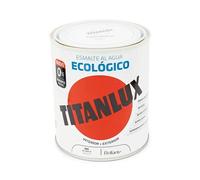 Esmalte de color Eco (Blanco, Brillante, 750 ml, Base de agua)