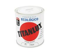 Esmalte de color Eco (Blanco, Mate, 750 ml, Base de agua)