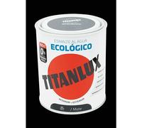 Esmalte de color Eco (Negro, Mate, 750 ml, Base de agua)