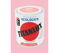Esmalte de color Eco (Rojo coral, Satinado, 750 ml, Base de agua)