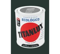 Esmalte de color Eco (Verde carruajes, Brillante, 750 ml, Base de agua)