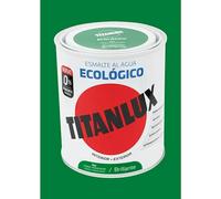 Esmalte de color Eco (Verde primavera, Brillante, 750 ml, Base de agua)