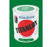 Esmalte de color Eco (Verde primavera, Mate, 750 ml, Base de agua)
