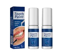 Esmalte de dientes blanco, blanqueamiento dental instantáneo, pulido de dientes, fácil y rápido, elimina manchas y dientes amarillos, secado rápido, pasta de pulido dental para una sonrisa radiante (2