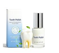 Esmalte de dientes blanco, pulido dental portátil y de larga duración, esmalte instantáneo para eliminar manchas, blanqueamiento instantáneo para dientes blancos brillantes, color natural para