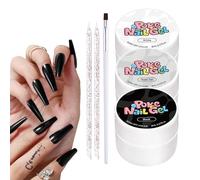Esmalte De Gel Gel De Pintura Para Uñas En Negro Y