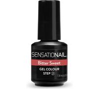 Esmalte de gel para uñas semipermanentes de Sensationail Bitter Sweet - Rosa Anaranjado Brillante