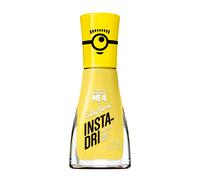Esmalte de u as amarillo Sally Hansen Insta-Dri X Despicable Me Hella Yella de secado r pido, brillo duradero y sin marcas