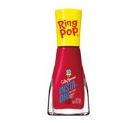 Esmalte de u as rojo Insta-Dri Ring Pop Very Cherry Jelly de Sally Hansen, de secado r pido, duradero y con brillo sin rayas