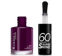 Esmalte de uñas 60 Seconds Super Shine de Rimmel 8 ml (varios tonos) - Black Cherries
