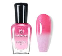 Esmalte de uñas a base de agua de larga duración de nácar, color rojo y duradero, esmalte de uñas para bricolaje, diseño de uñas, no tóxico, cambio de color, esmalte de uñas para arte de uñas DIY