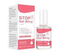 Esmalte de uñas antimordeduras, contra mordeduras de uñas, agua amarga de uñas, dispositivo de cuidado de uñas suave y seguro para dejar de el pulgar, más seguro y eficaz