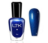 Esmalte de uñas azul real, secado rápido y duradero, secado rápido, esmalte de uñas azul brillante, esmalte de uñas no tóxico a base de agua, sin lámpara UV para manicura en casa (azul real)