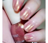 Esmalte de uñas, color rosa brillante, larga duración y secado rápido