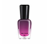 Esmalte de uñas con cambio de temperatura de color de mil colores, secado rápido, gradiente, graso, frío y cálido, decoloración, 7 ml, color blanco (I, talla única)