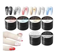Esmalte de uñas de arte de gel multipropósito: gel de araña para uñas, de decoración de de dibujo de alambre | Pulido de de línea fina, de revestimiento pequeño para de papel man