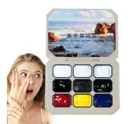 Esmalte de uñas de gel cream de 9 colores brillantes de gel de neón - Kit de pegamento de manicura de salón de belleza para el hogar, dormitorio, escuela, mezcla de viaje y combinación para un sinfín