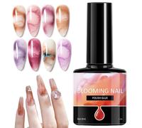Esmalte de uñas de gel para acuarela líquida de 7,3 ml para difuminar | Base de secado rápido con efecto mármol para esmalte de gel, arte de uñas DIY, salones profesionales, manicura casera y desi de