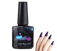 Esmalte de uñas de gel para ojos de gato 9D, 8 ml, juego de esmaltes de uñas de gel magnético de color de ojo de gato, fácil de usar, kit de imanes de uñas de gel para Navidad