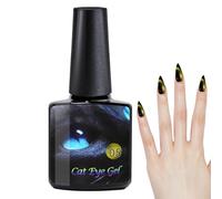 Esmalte de uñas de gel para ojos de gato 9D, 8 ml, juego de esmaltes de uñas de gel magnético de color de ojo de gato, fácil de usar, kit de imanes de uñas de gel para Navidad