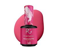 Esmalte de uñas de gel Pink Gellac 15 ml para lámpara UV LED | 341 Watermelon Pink Vegan Fórmula HEMA Libre