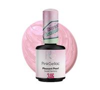 Esmalte de uñas de gel Pink Gellac 15 ml para lámpara UV LED | 346 Pleasant Pearl Rosa Vegan Fórmula HEMA Libre Libre