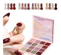 Esmalte de uñas de gel sólido: material resistente a los impactos, textura de pigmento integrada, protector externo contra fugas, solución avanzada de optimización del espacio de belleza | Pequeño peg