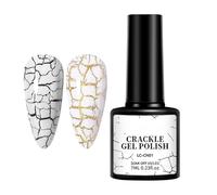 Esmalte de uñas de gel UV Crackle, 7 ml, accesorios de manicura para niñas, decoración de uñas para salón, hogar, vacaciones, bailes, citas, etc