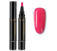 Esmalte de Uñas de un Paso Lápiz de Pintauñas Pluma de Pintura U-V/LED sin Necesidad Base y Top Coat