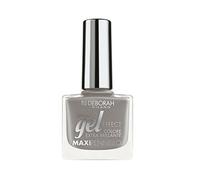 Esmalte de uñas deborah gel effect, color dark gray 44, brillo intens