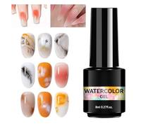 Esmalte De Uñas En Gel Blossom - 8 ml Herramientas para Manicura Naturales y Duraderas | Gel Para Pintar Uñas Con Efecto De Difusión - Para Aficionados A Las Manualidades Manicuristas Salones Uso Diar