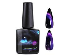 Esmalte de uñas en gel - Esmalte de uñas magnético 9D | Diseño de Uñâs con efecto de gato colorido de 8ml, Gel para ojos de gato de larga duración adecuado para manicura para adultos Navidad fácil